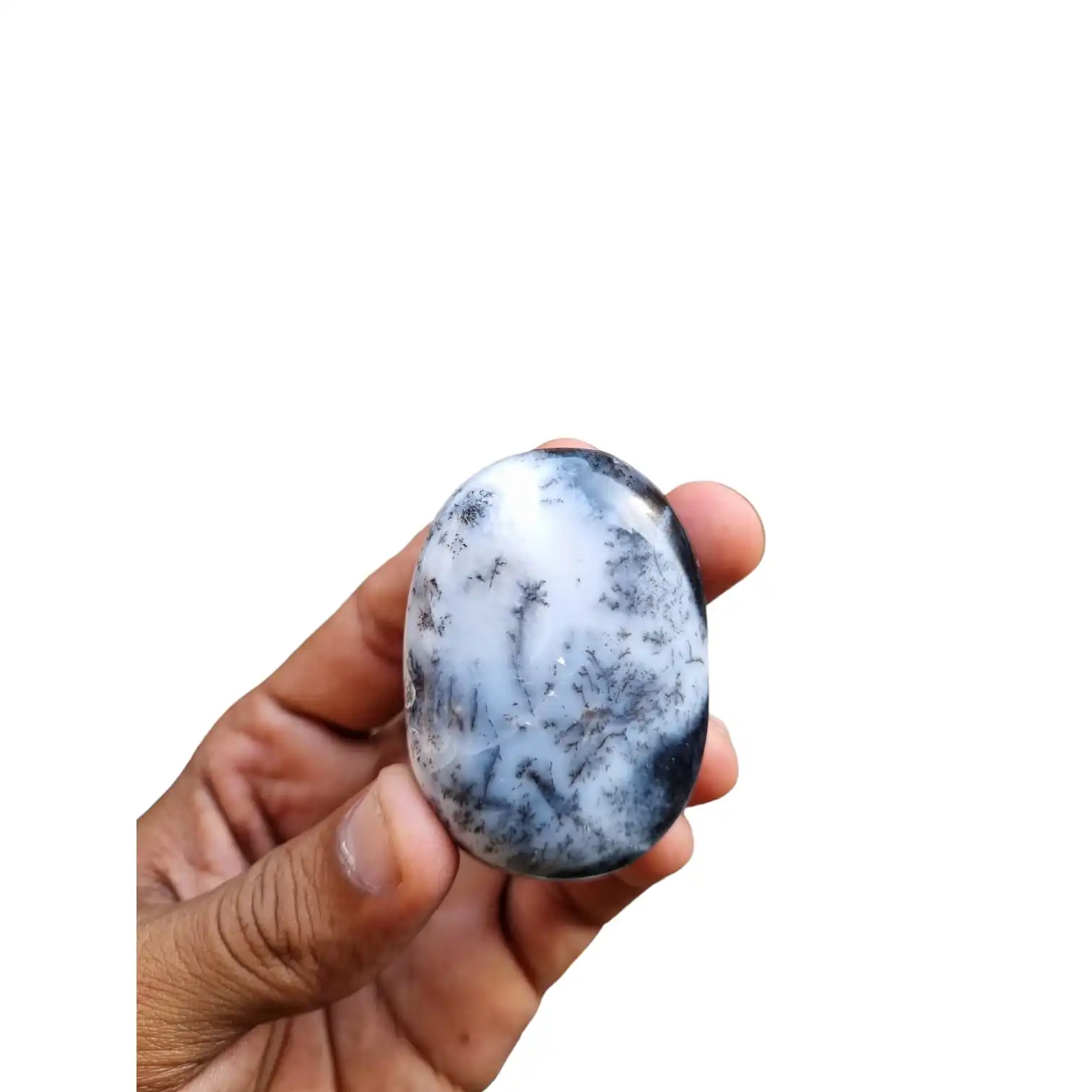 High Quality Natural Hot Dendritic Opal Fashion Jewelry Customized size Gemstone opal palm stones  for jewelry and Home Decorate