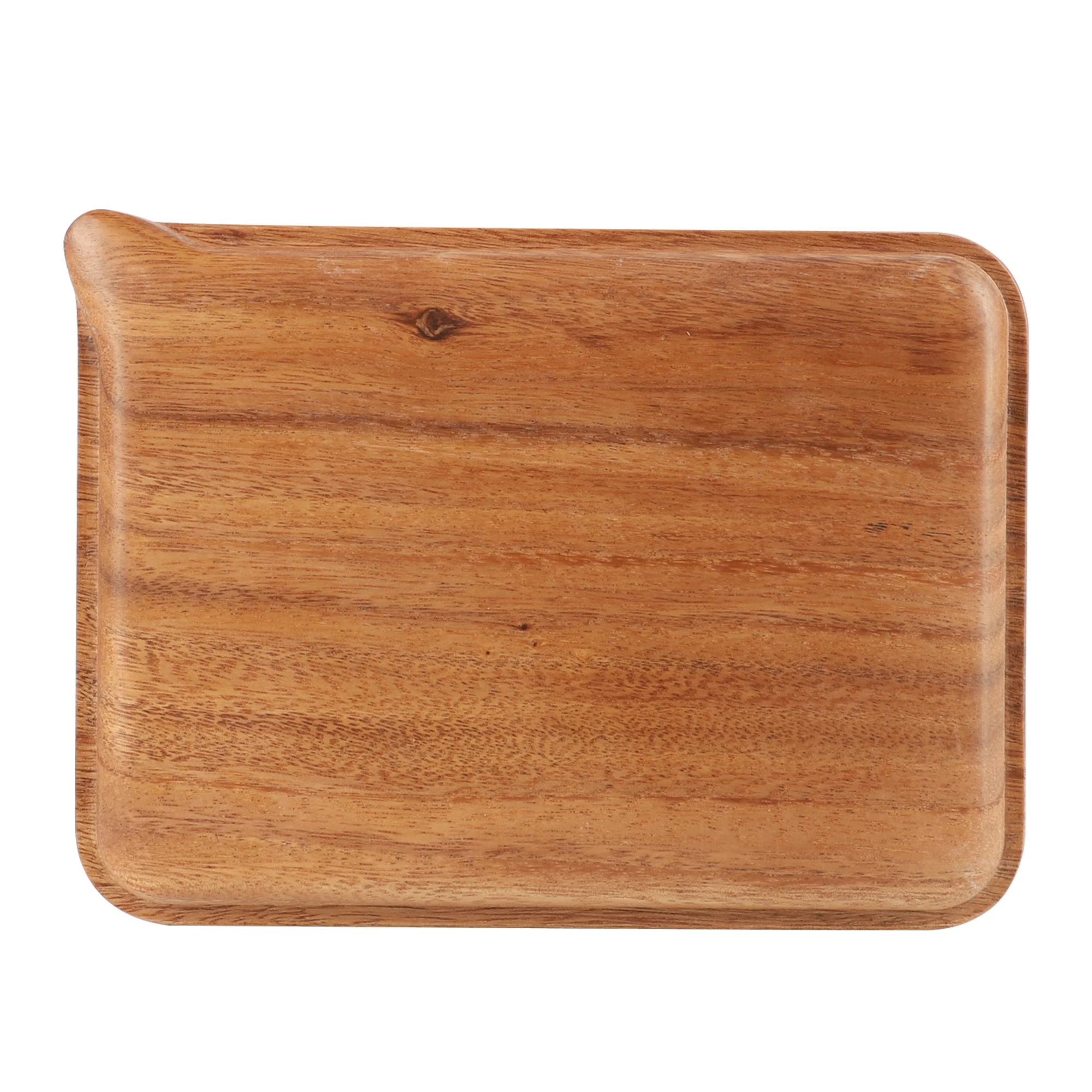 UKETA High Quality Elegant Design Walnut Wooden Tobacco Rolling Tray Custom Serving Tray for Tobacco