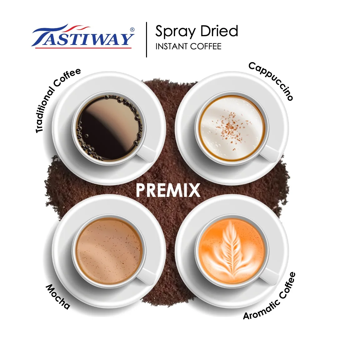 Top Selling Malaysia New Arrive Bitter Spray Dry Coffee Best Arabica Freeze Dried Different Flavors Bulk Packaging 20kg Weight