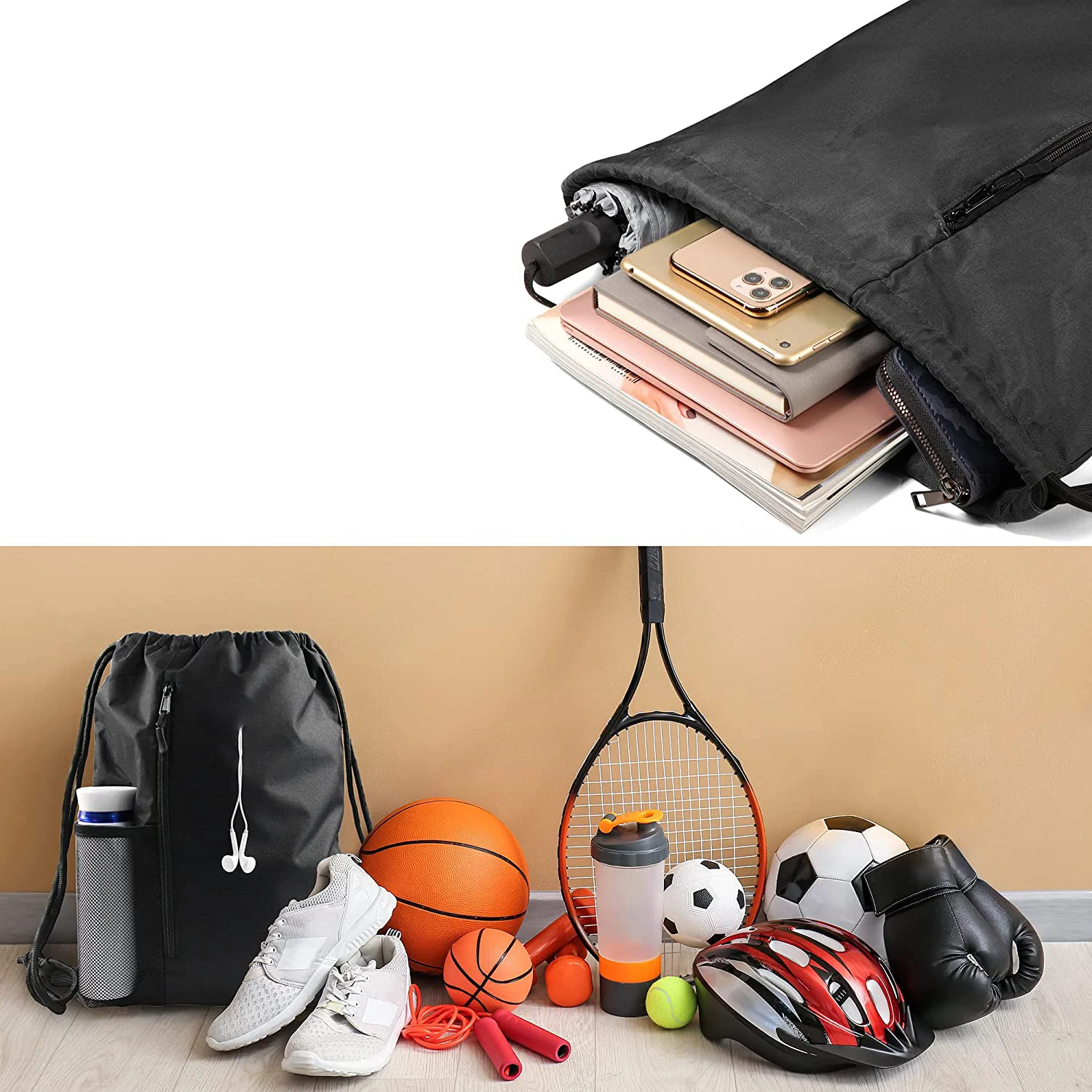 Sportswear Anime Bags Large Football Basketball Anime Bags Travel Running Fitness Wear Camping Waterproof Backpack