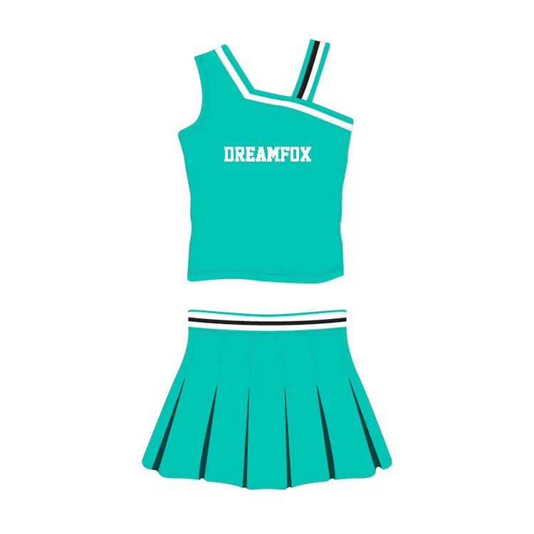 cheerleading uniform for women  Hot Sale 2022 Customized Logo Printing Women Hot Sale Cotton Polyester Material Cheerleading