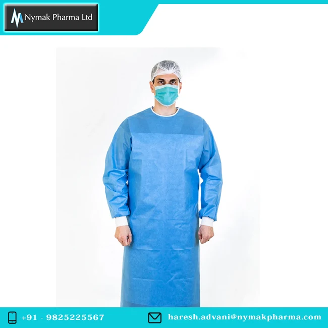 Fashion Surgery SMS Robe With Reinforced Gowns Pack AAMI Level 3 Sterile Surgic Sleeve