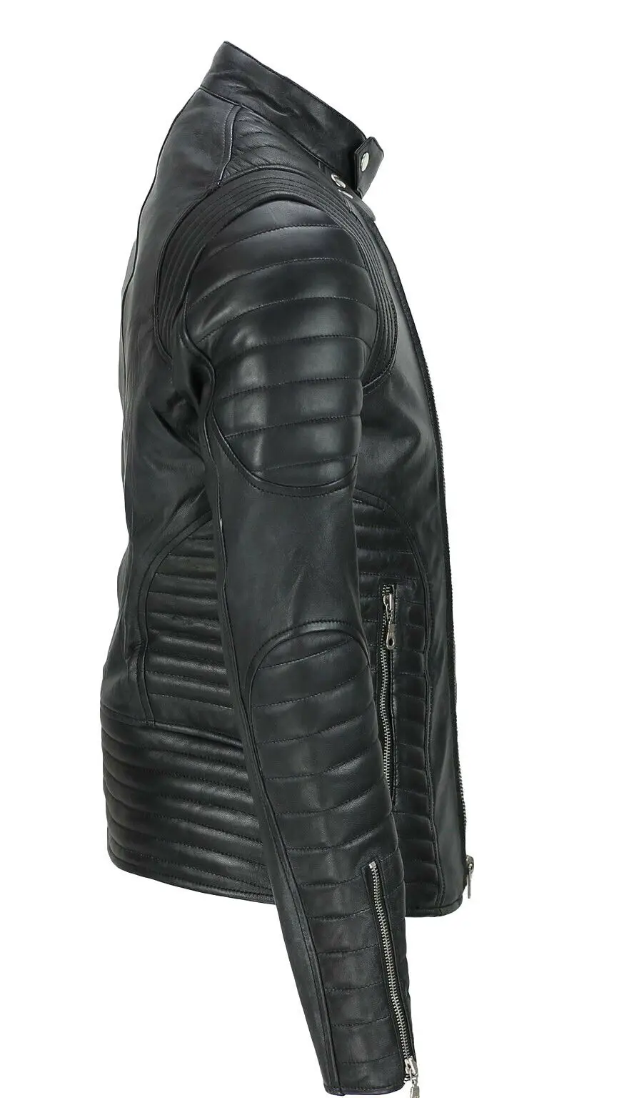 New Design Lambskin Biker Motorcycle For 100% Original Premium Leather Jackets High quality Leather Jackets Custom OEM Factory