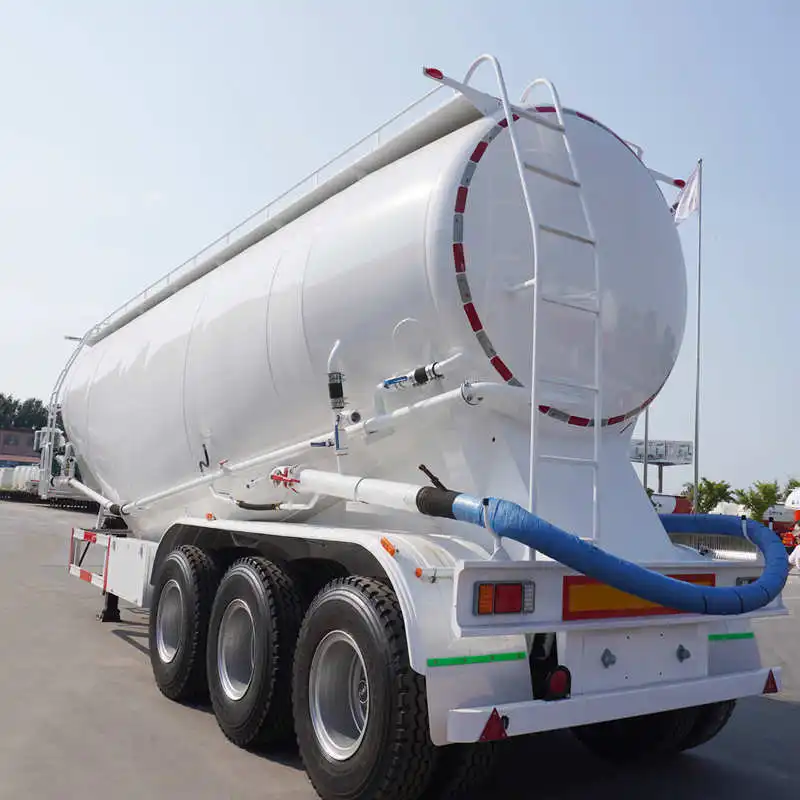 TITAN 2024 3 Axles 40 CBM Bulk Cement Trailer V Shaped Cement Tanker For Sale Near me