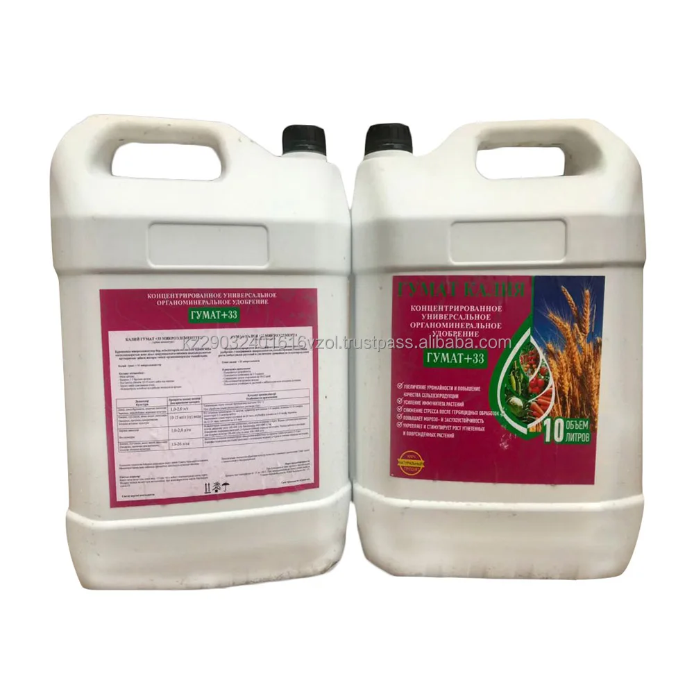 Soil enrichment potassium humate liquid mineral amendment for plants grow