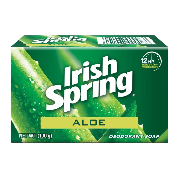 High Quality Irish Spring Aloe Bar Soap 3.75 Oz-pack of 20 Bars