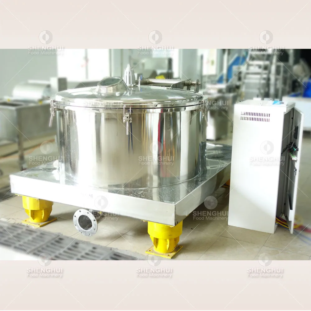 Large meat dehydrating machine spare ribs dewatering machine shrimp dehydrator food spinning equipment