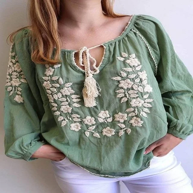 Sexy Boho beaded work tunic tops for Women Short Midi Designer Hot Fashion Ladies Tunic tops for girls party wear