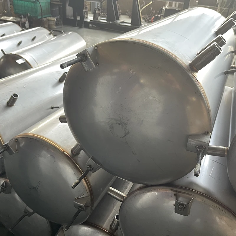 LINYAN 30L to 500L Electric Hot Water Boiler Stainless Steel Water Storage Double Circuit Buffer Tank Heat Pump Water Tank