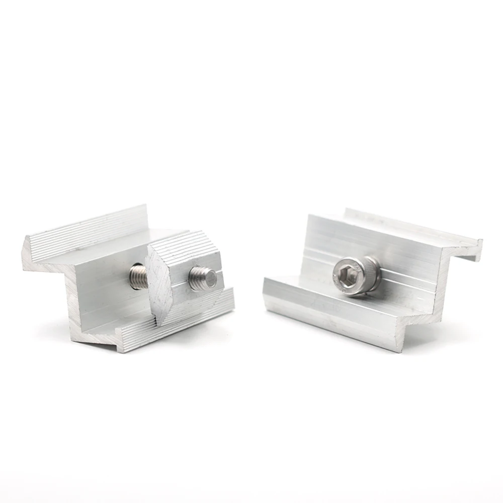 Solar Mounting Bracket Adjustable Roof Mounting System Middle Clamps End Clamps Clips