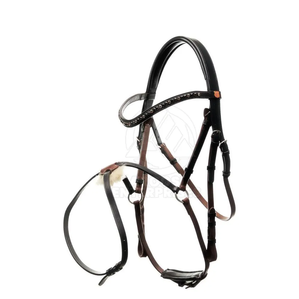 Top Quality Best Material Horse Riding Equipment Bridle & Rein High Quality Leather Horse Bridle