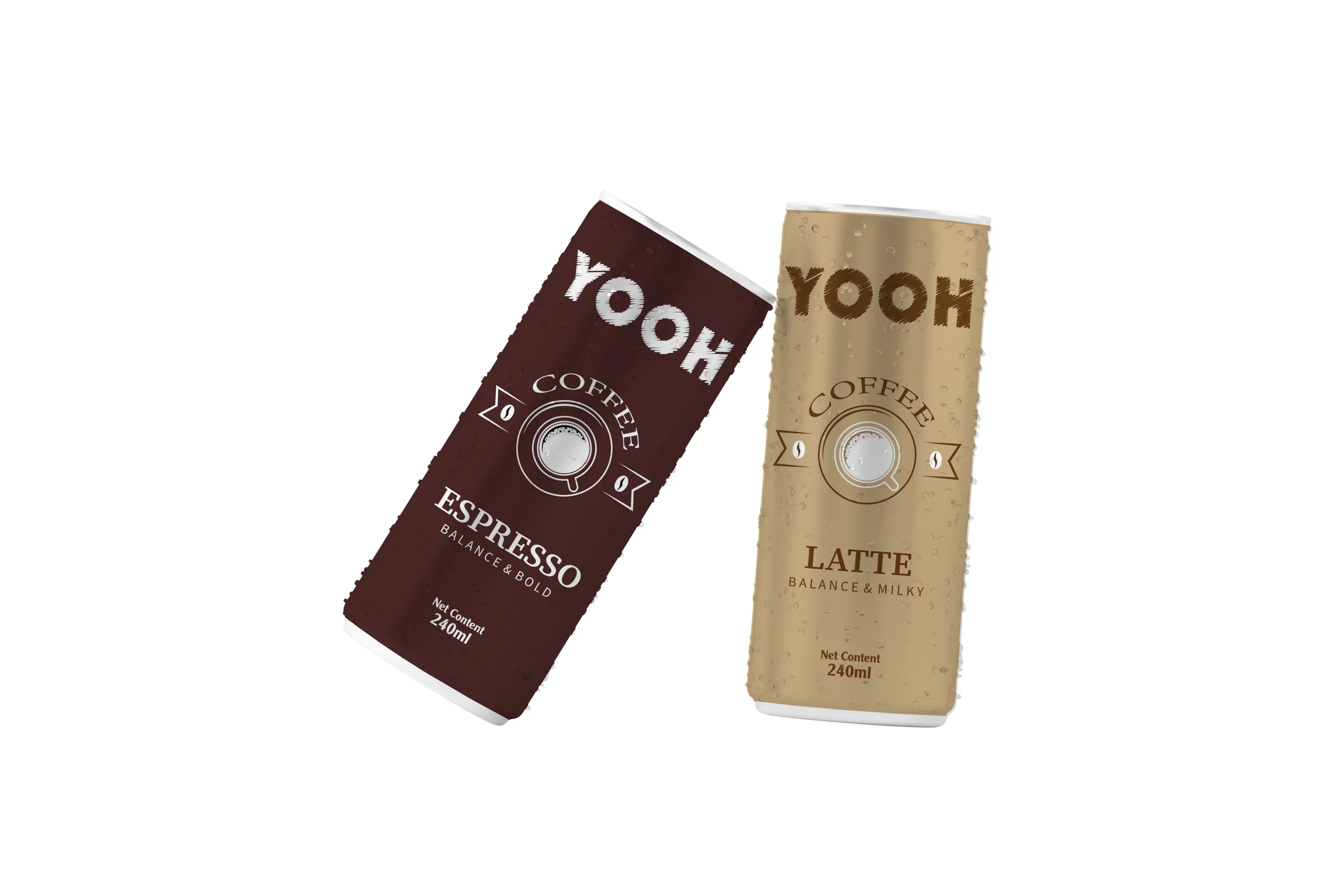 Monster 250ml Latte Coffee Can OEM/ODM Private Label Sweet Flavored Energy Drink Bean Based Beverage Bulk Box Bottle Packaging
