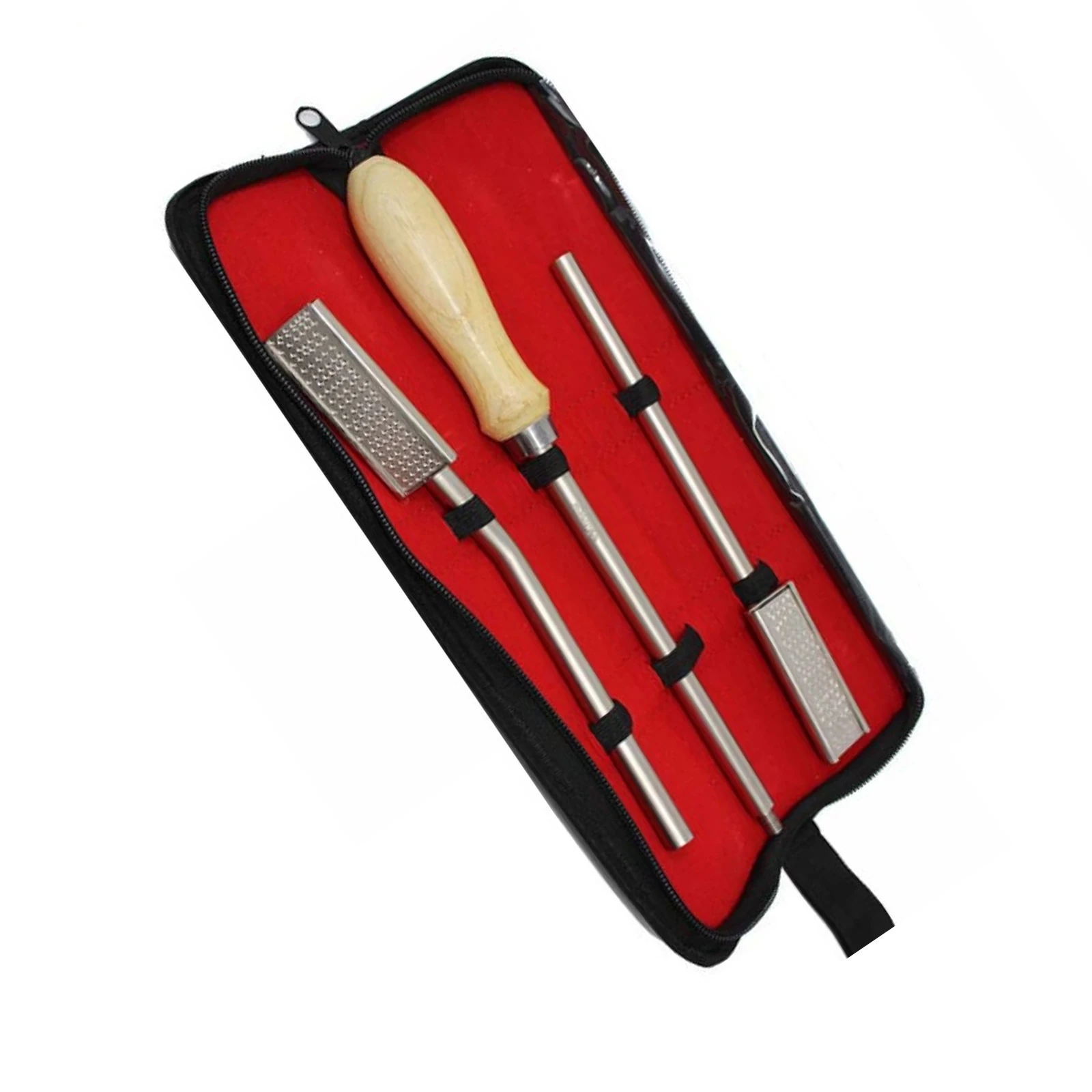 Набор зубных рашпилек премиум-класса: набор деревянных ручек из 3 предметов ветеринарные инструменты