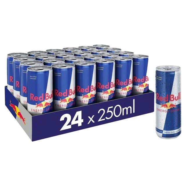 Оригинальный и большой объем Австрия Red Bull / Redbull Classic 250 мл 500 на экспорт все цвета