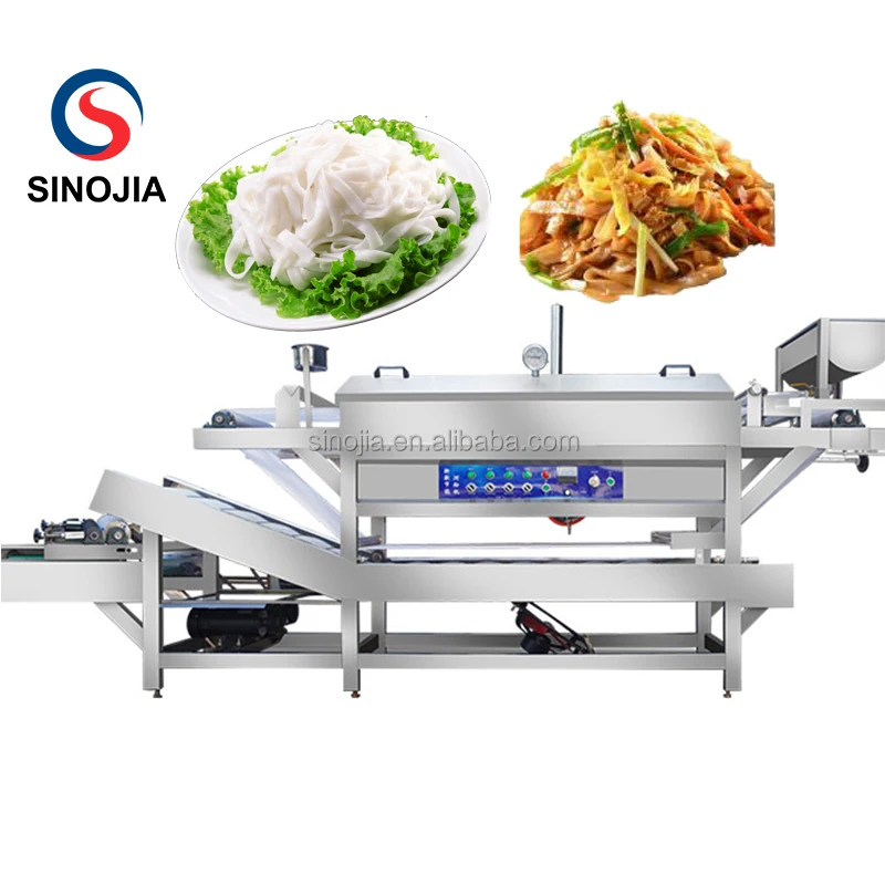 Full Automatic Rice Noodle Machine / Cold Skin Making Machine / Steam Rice Noodles Making Machine