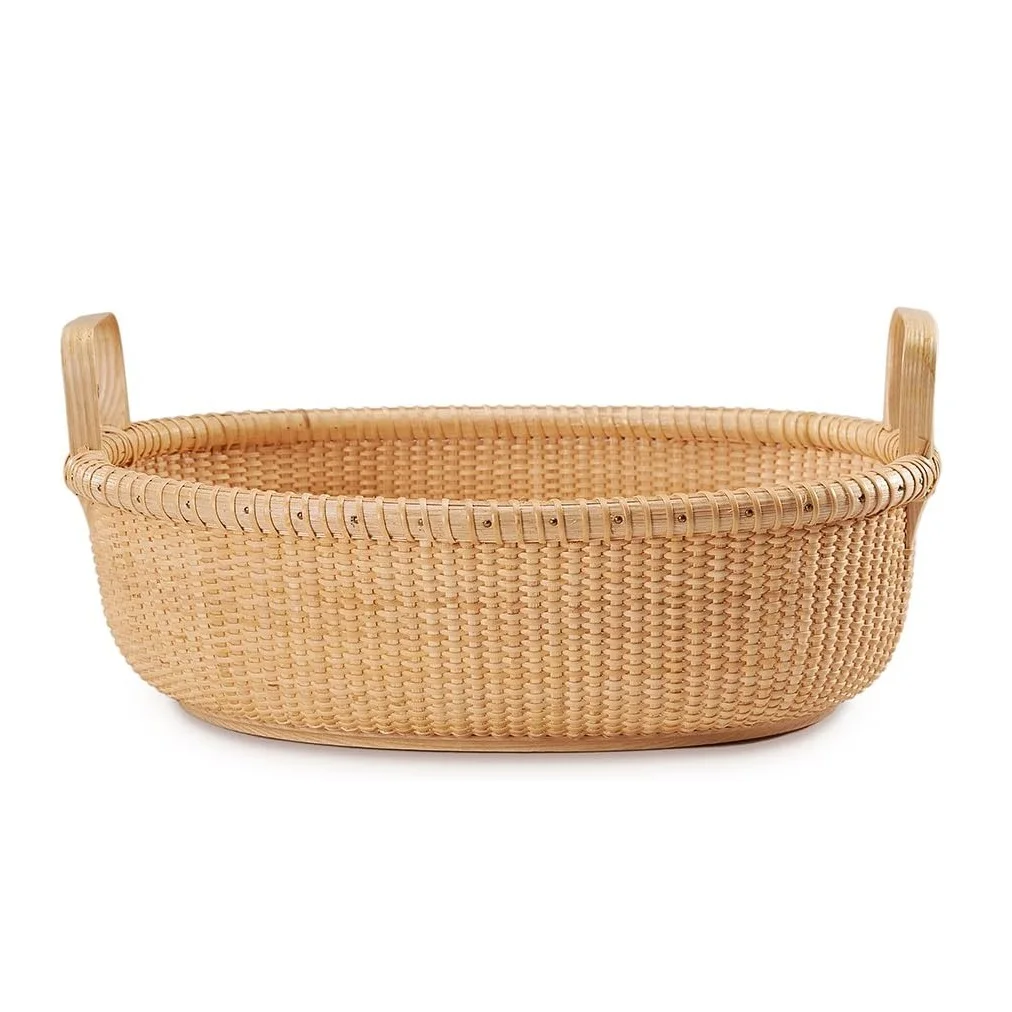 Rattan Fruit Basket Superior Quality Handmade Designer Basket Customized Size Wholesale New Rattan Basket