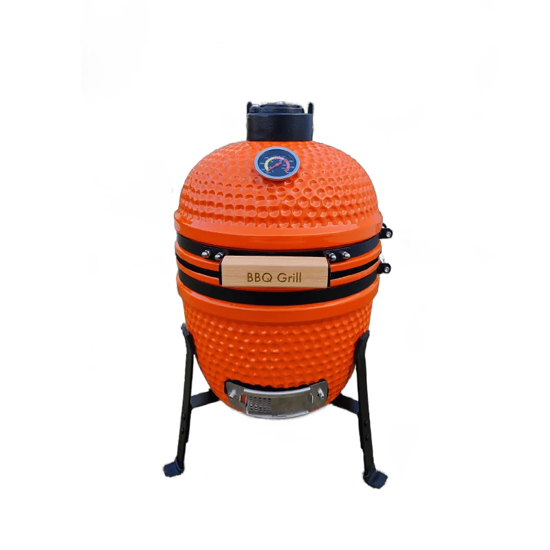 25 Inch Outdoor Wood Charcoal Camping Barbecue BBQ Kamado Grill