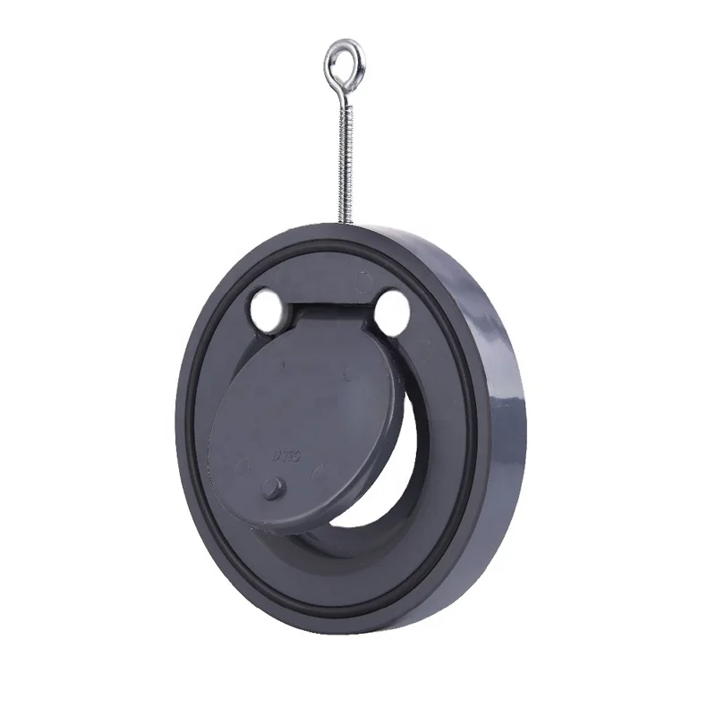 High Performance PVC Valves Double Union Check Valve With NPT/BSPT Threaded