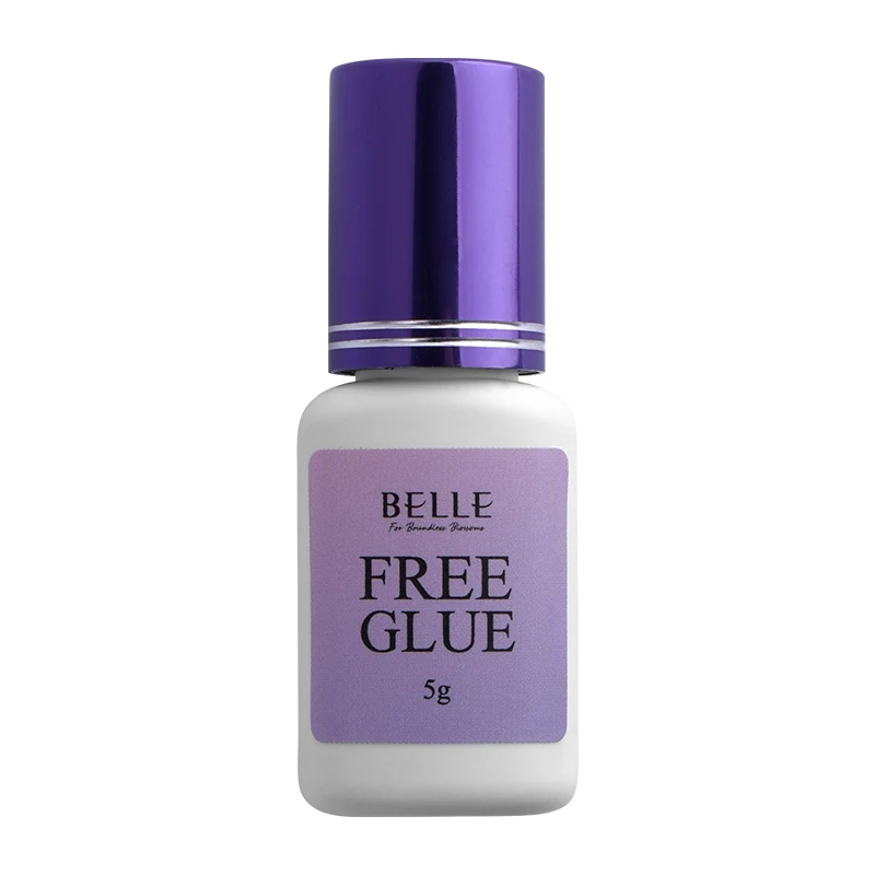BELLE Free glue OEM 3g Small quantity Premium glue Eyelash glut free from PMMA and hydroquinone 4~5 week retention Great quality