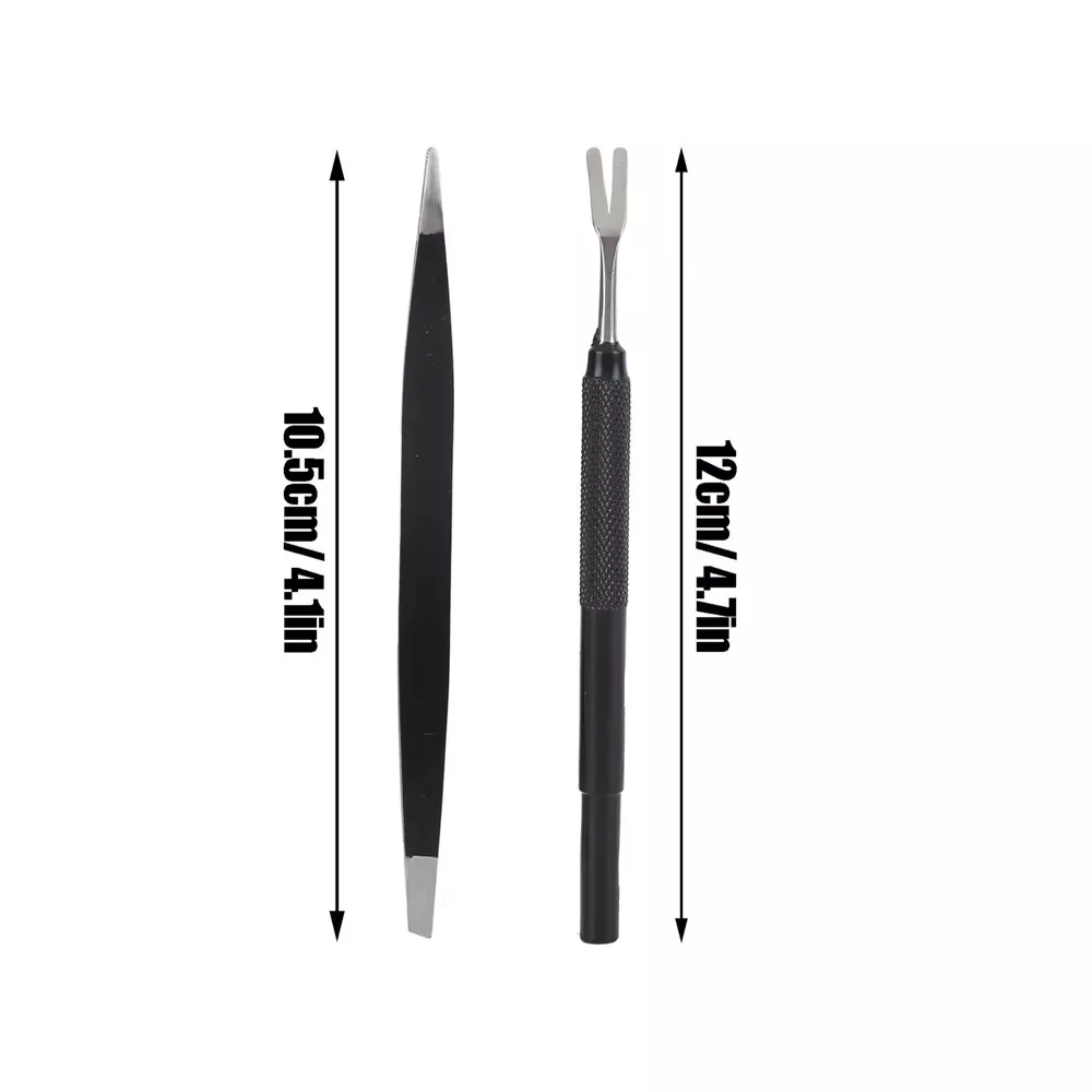 2025 Best Sale New Hot Latest Design Medically Approved Tick Remover Tools Stainless Steel Removal Fork & Tweezers