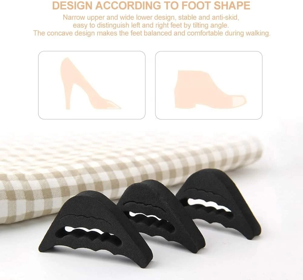 High Heel Shoe Size Adjustable Anti-pain Cushion Foot Forefoot Shoes Pad Women High Heel Toe Insert For Loose shoe