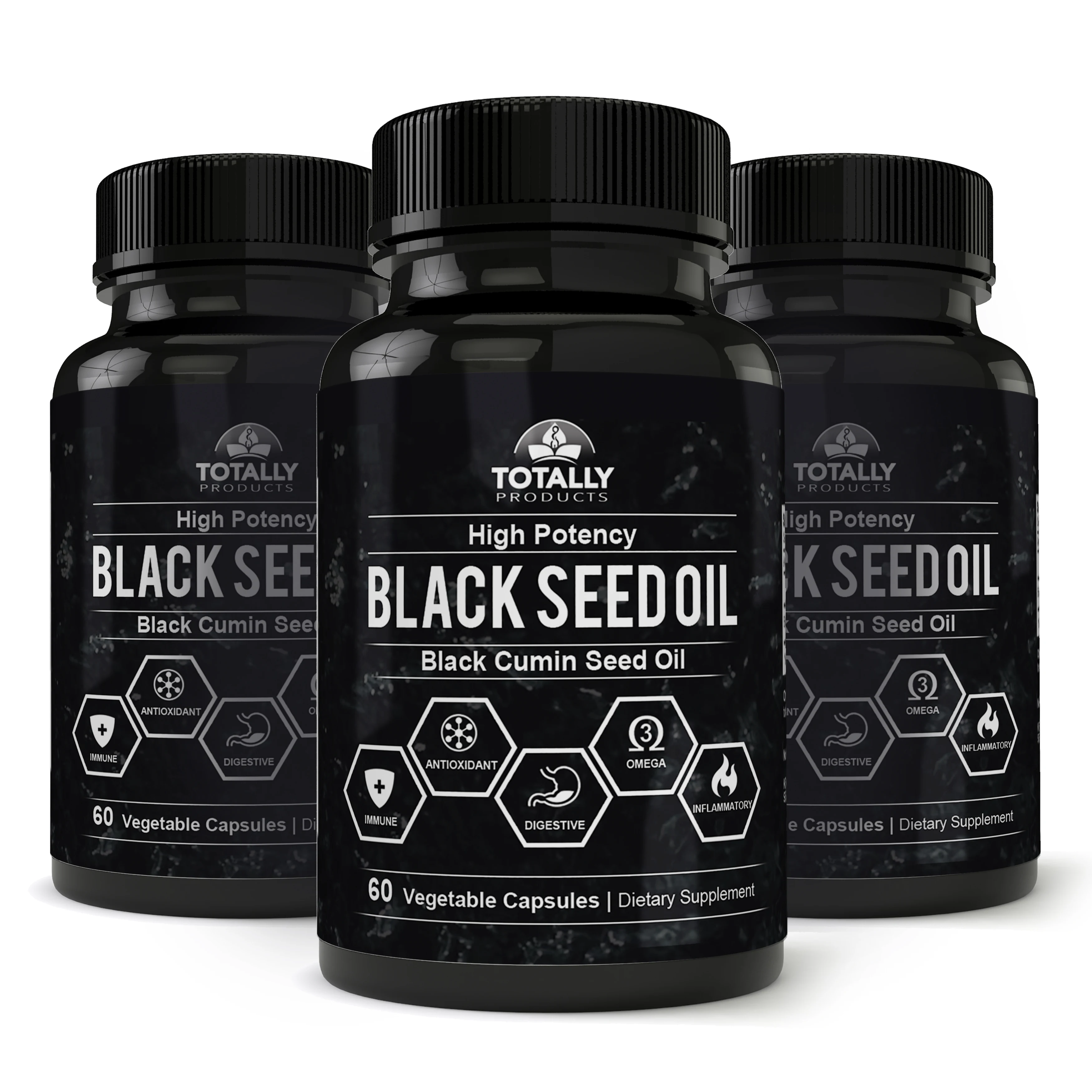 Best Quality Dietary Supplement Black Cumin Seed Oil (60 Vegetable Capsule) At Best Price