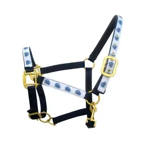 nylon halter High Quality Durable Nylon Packaging Lead Horse Rope Halter nylon horse halter very good product .