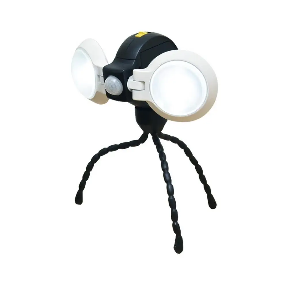 LED Motion Sensor Wall Light  Battery Operated  Magnetic Security Night Light for Outdoor Garden  Fence