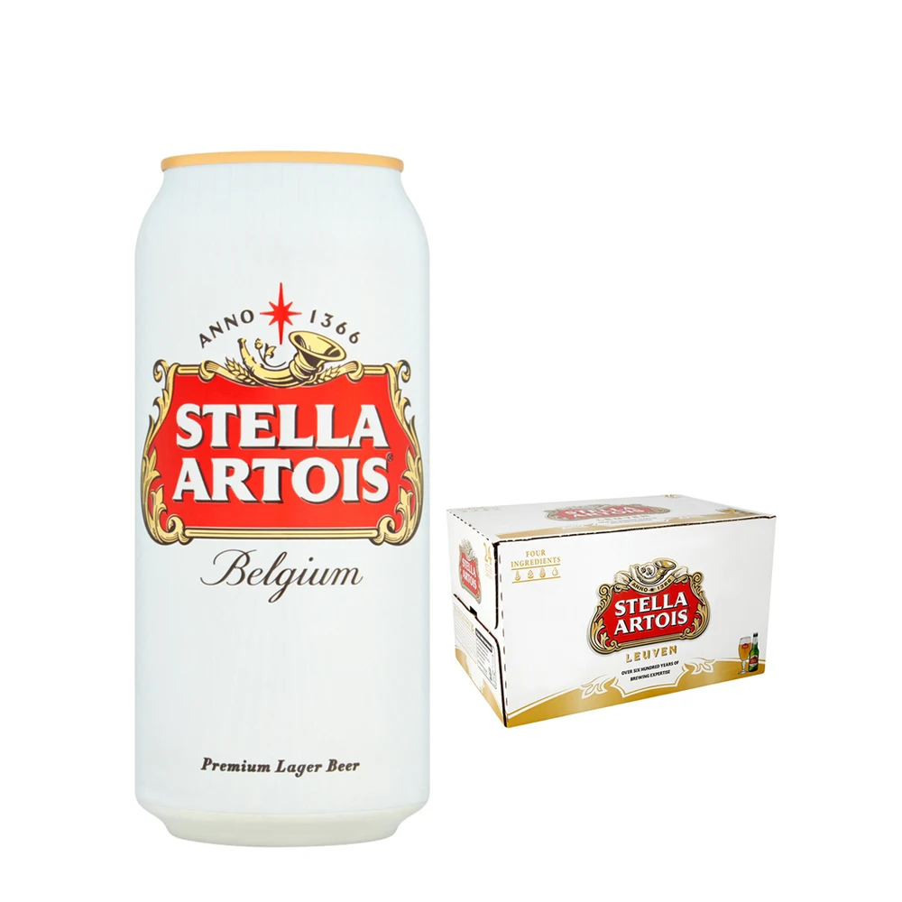 Stella Artois Premium Lager 24x 330ml Pasteurimd Beer Fruit & Vegetable Beer
