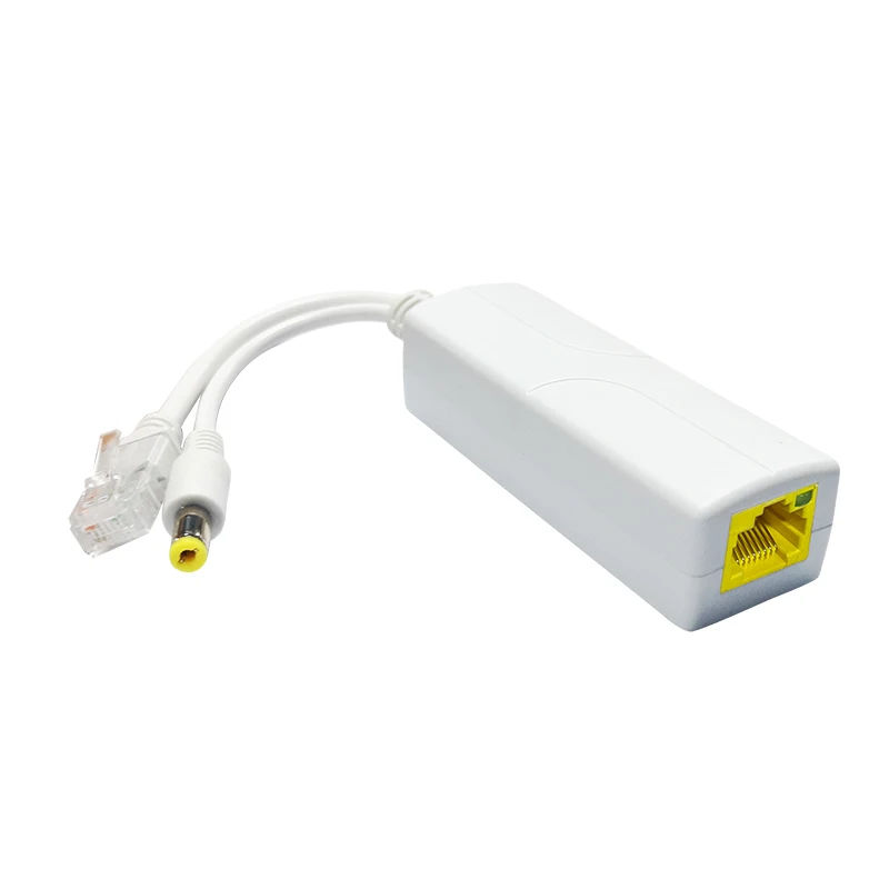 Active POE Splitter 1*10/100Mbps adaptive RJ45 port IEEE802.3AT 18W Power over Ethernet Splitter  for Security system