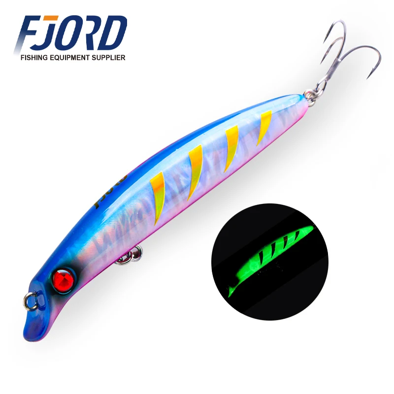 FJORD 120mm 23g Minnow Lure High Quality Sea Fishing Floating Jointed Lure for Salmon and Bream in River Lake Stream