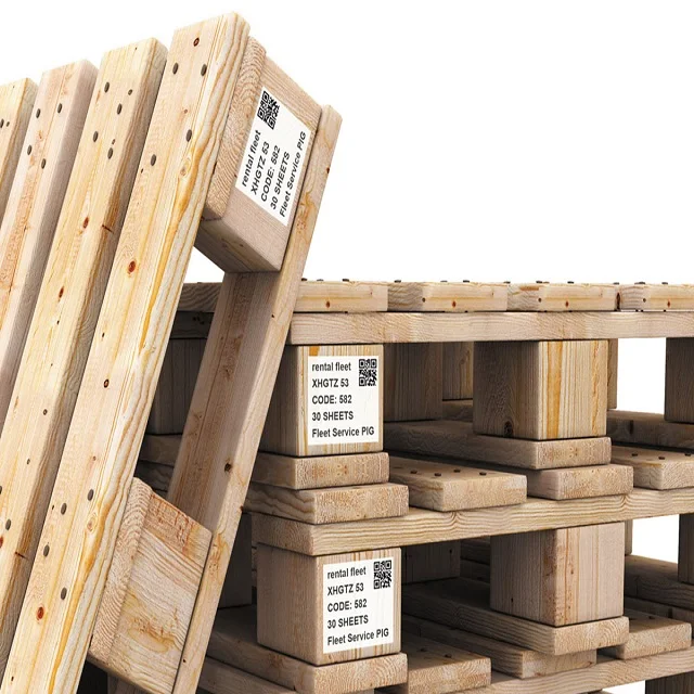 Epal Euro Wood Pallet Durable 4-Way Double Faced for Industrial Logistics and Transportation Low Price Wholesale Sale