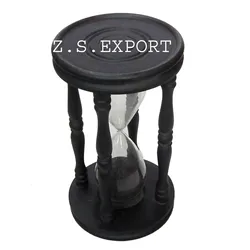 New Modern design Metal Sand Timer Metal hourglass Wholesale Vintage  home decorative Office Desk Item Nautical sand timer