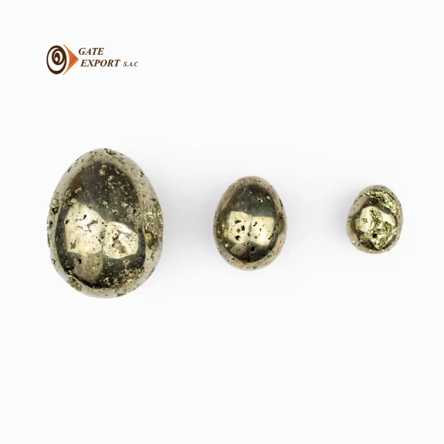 BEST PYRITE  SHAPE EGG / NATURAL PYRITE CRAFTED /NATURAL GEMSTONE /PERUVIAN GEMSTONE / 100% NATURAL