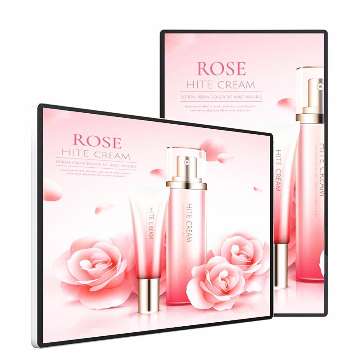 32 43 49 55 inch Super thin restaurant wall mount digital signage android lcd advertising display screen digital menu board