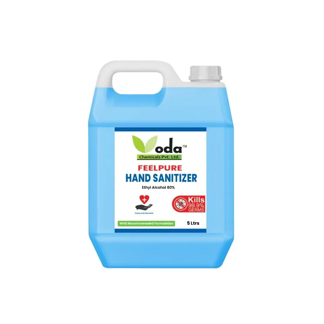 Ethyl 80% Hand Sanitizer 5 Liter Customized Packaging 80% Ethyl Alcohol Antibacterial Instant Hand Sanitizer Liquid Manufacturer