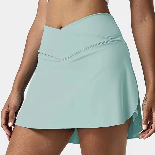Custom Active Wear Pleated Tennis Skirts Dress Anti-winkle Women High Waisted Athletic  Skorts Skirt With Pockets