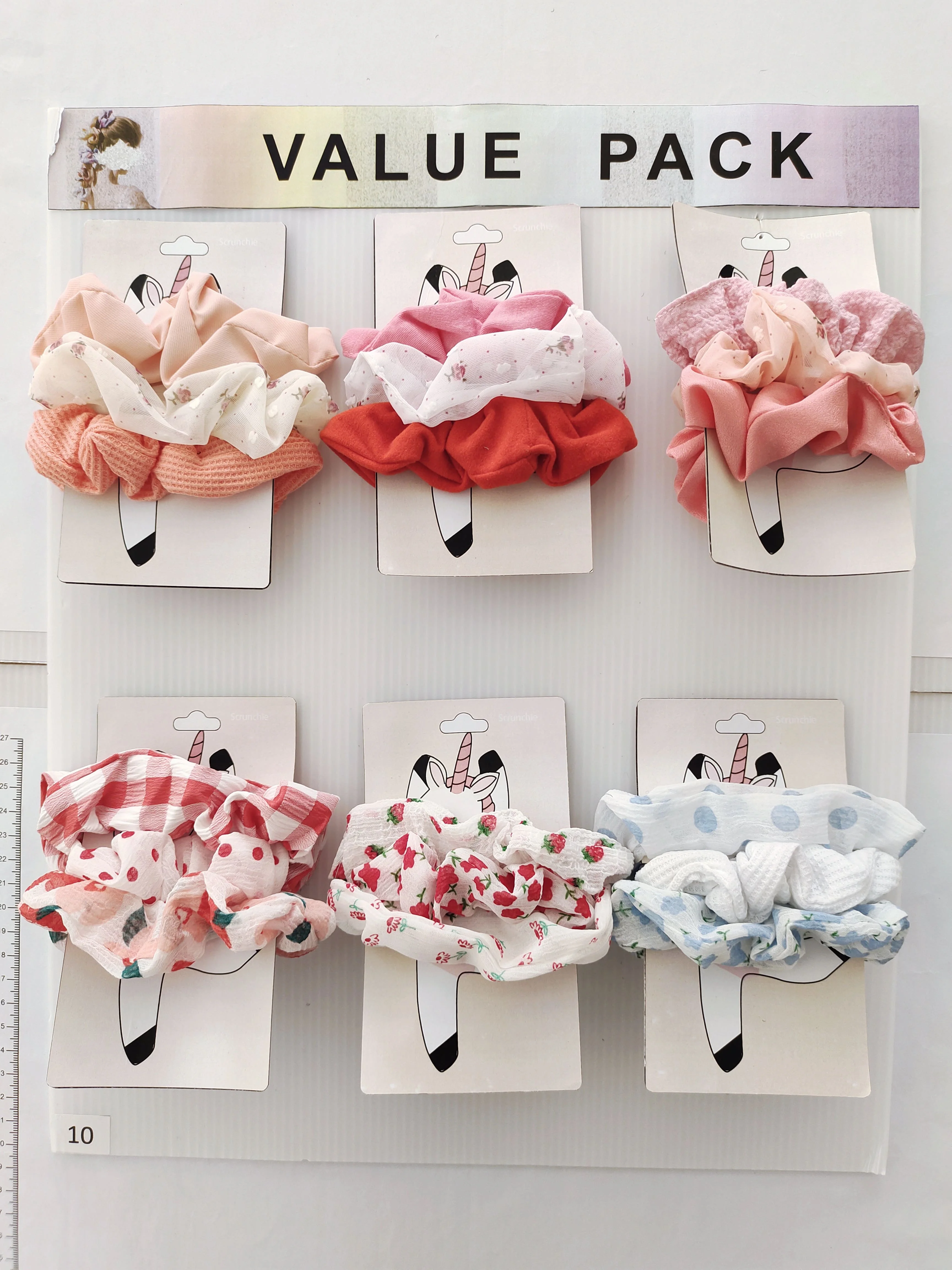 Large Quantities Fabric Elastic Scrunchies With OME Service