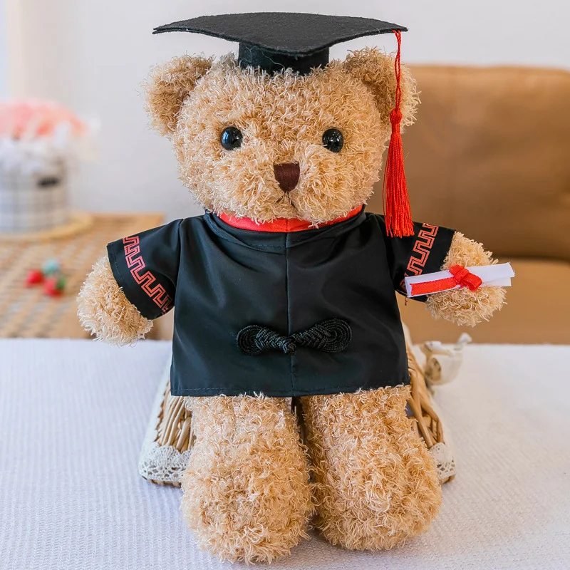2023 Custom Graduation Gifts Wholesale Plush Toys Soft Doll Dr. Bear Plushie Toys