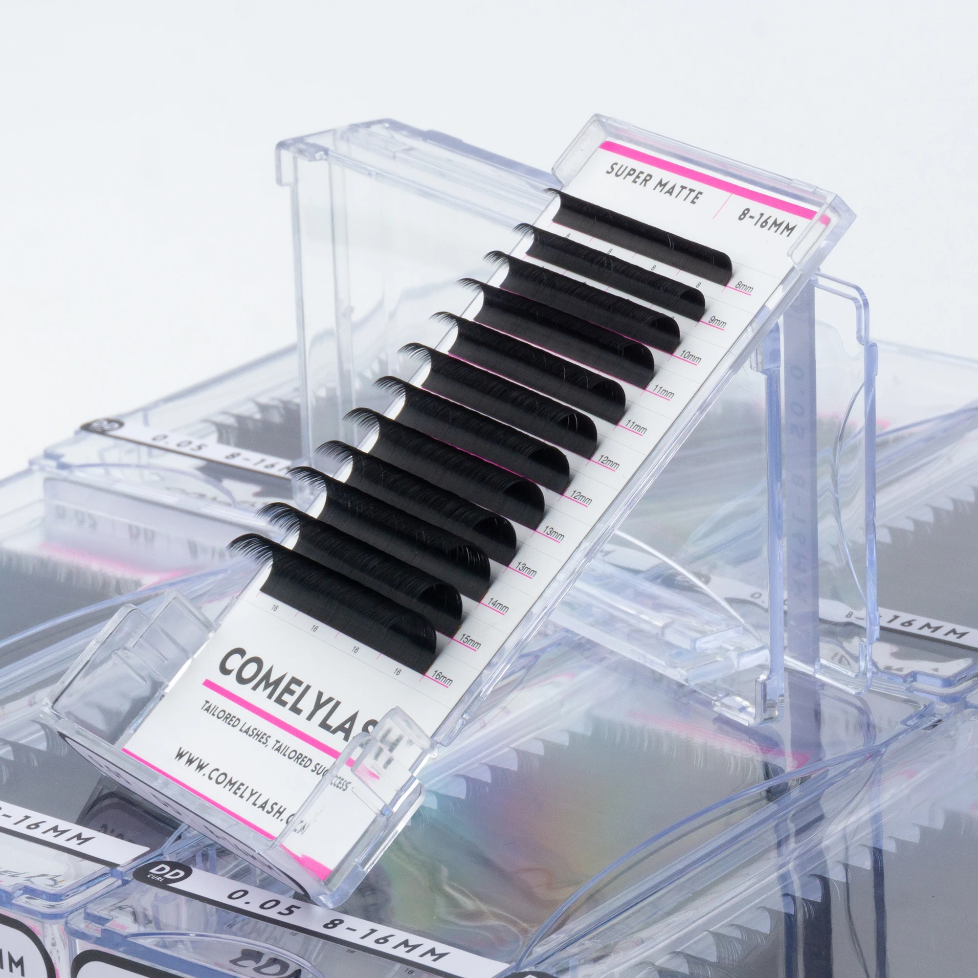 Comelylash 20-25mm volume 0.03 0.05 0.07 synthetic luxury silk eyelash extensions new 2020 accessories