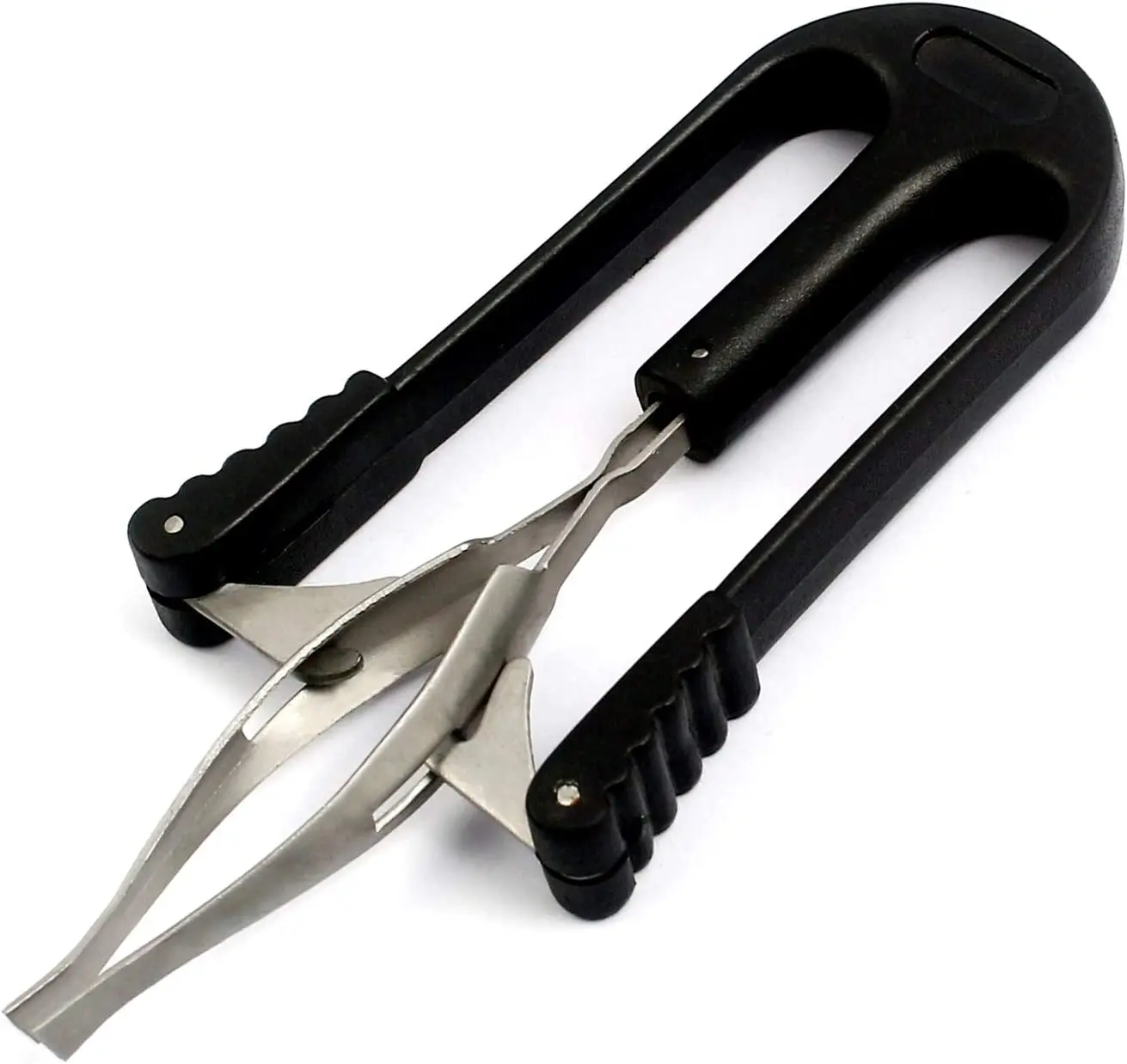 Automatic Tweezer Auto Spring Tweezer Slant Tip With Plastic Handle Black Custom Applicator Popular Lash Tweezer