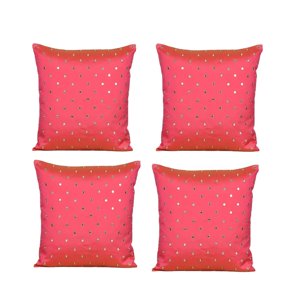 Buy Pillow Cases for Home Luxury Solid Color Living Room Decorative Polyester Cushions Handmade Cushion Cover At Best Price