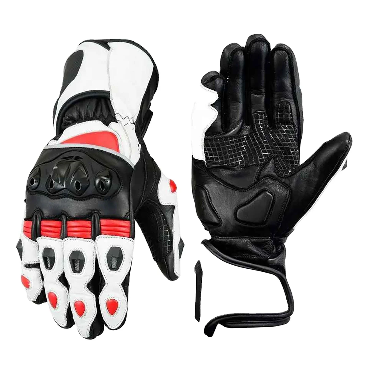 New Design Custom Logo Leather Motor Bike Sports Glove Motorbike Motorcycle Gloves For Racing gloves for men