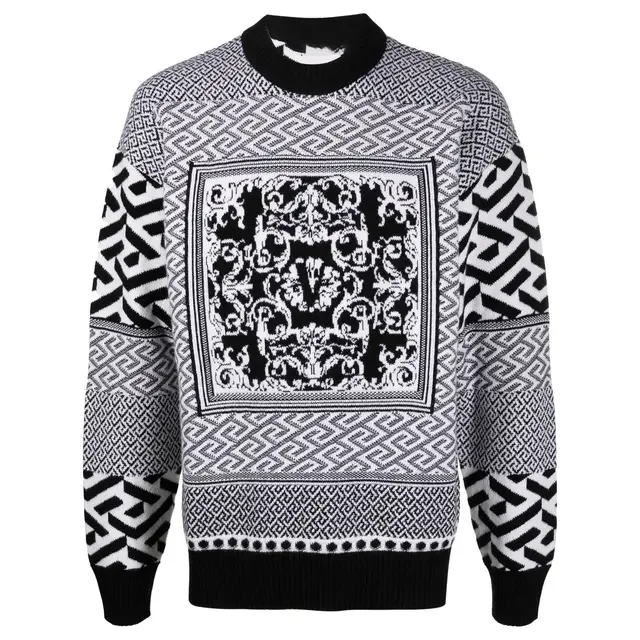 Huachao hot sell women knit sweater long sleeves cardigan knitted sweater embroidery clothes for Men knit sweater