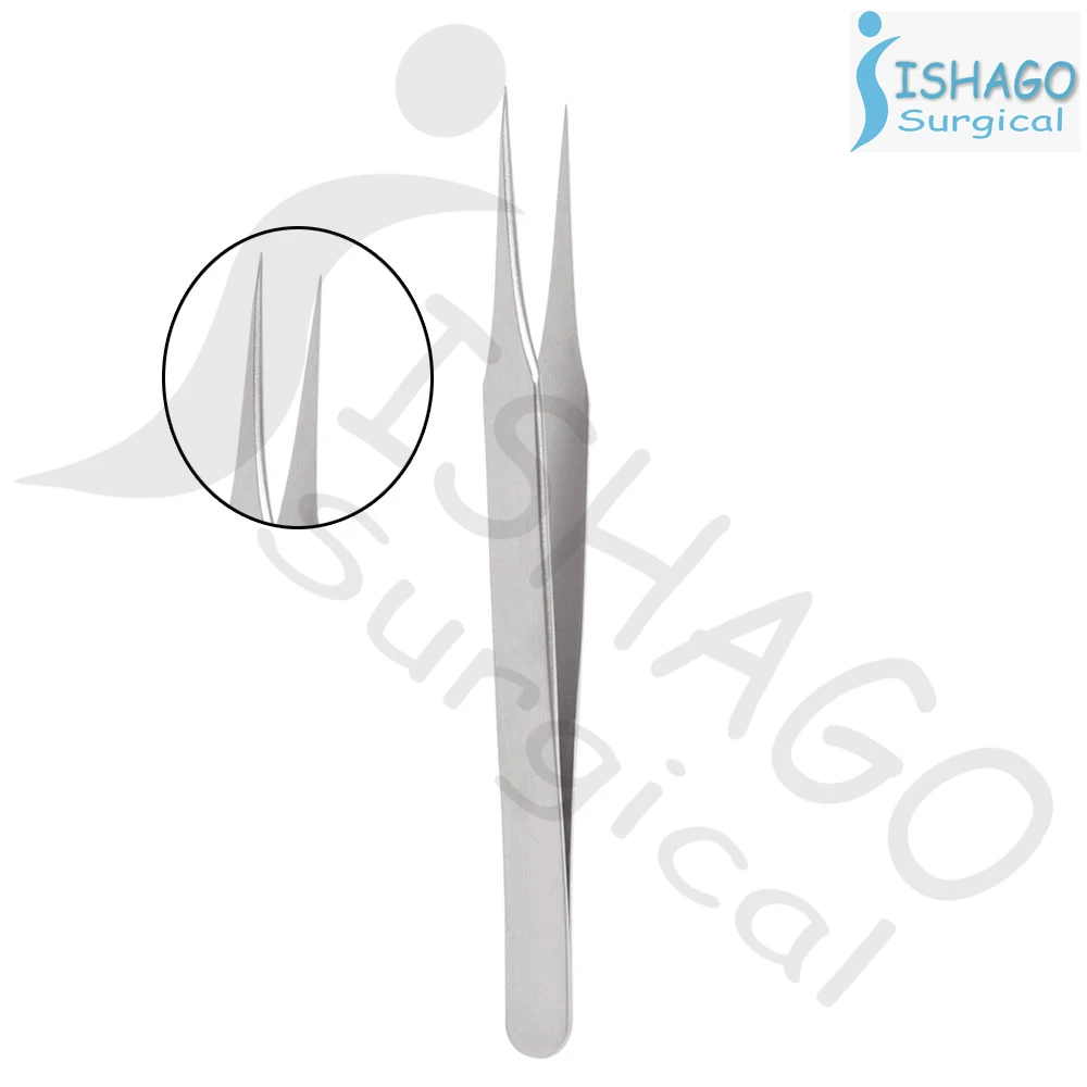 Best Quality Jewelers Forceps Professional Straight Tip Stainless Steel Material Jewelers Forceps Tweezers