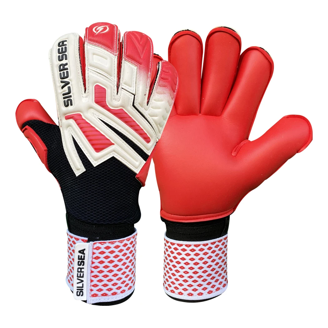 Gloves Top  professional Quality  4mm German Latex Goalkeeper Gloves Customize Logo Design Goalkeeper Gloves