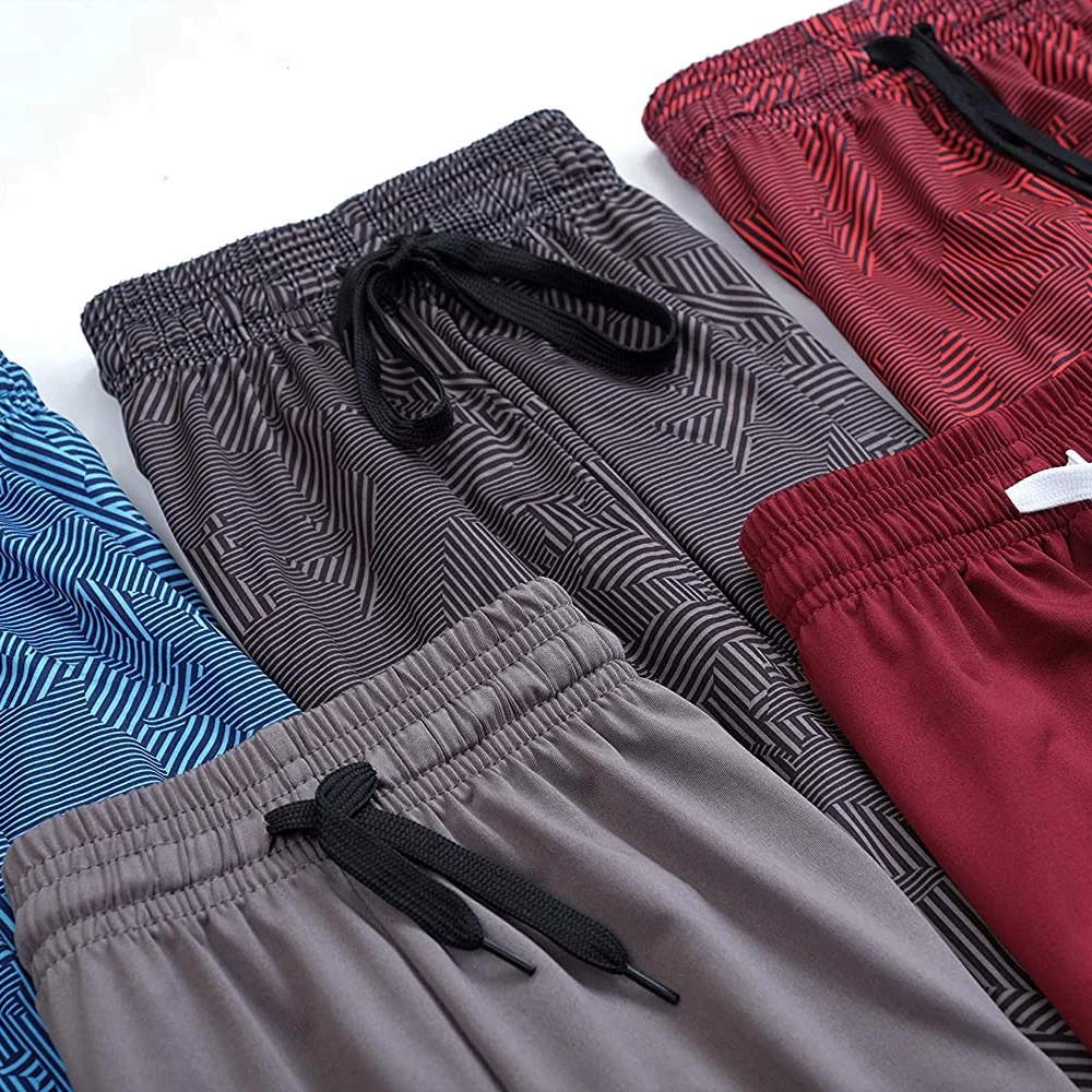 Hot Custom Branded Men Basketball Sweat Shorts Casual Micro Mesh Training Bodybuilding Athletic Polyester Shorts with Pockets