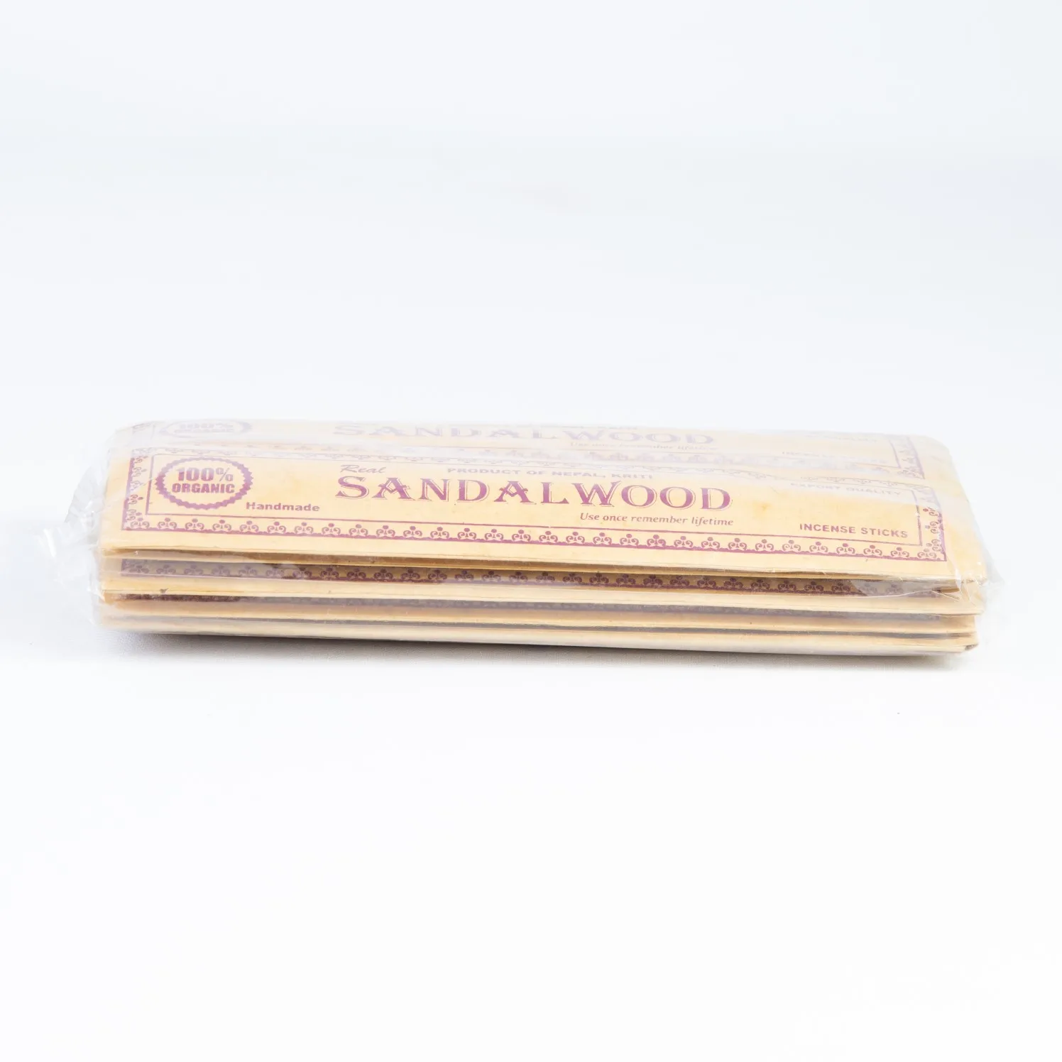 Sandalwood Long Lasting Incense Sticks: Worship God With Spiritual Mind & unsullied Sticks From Himalayas Meditate Pure Heartly
