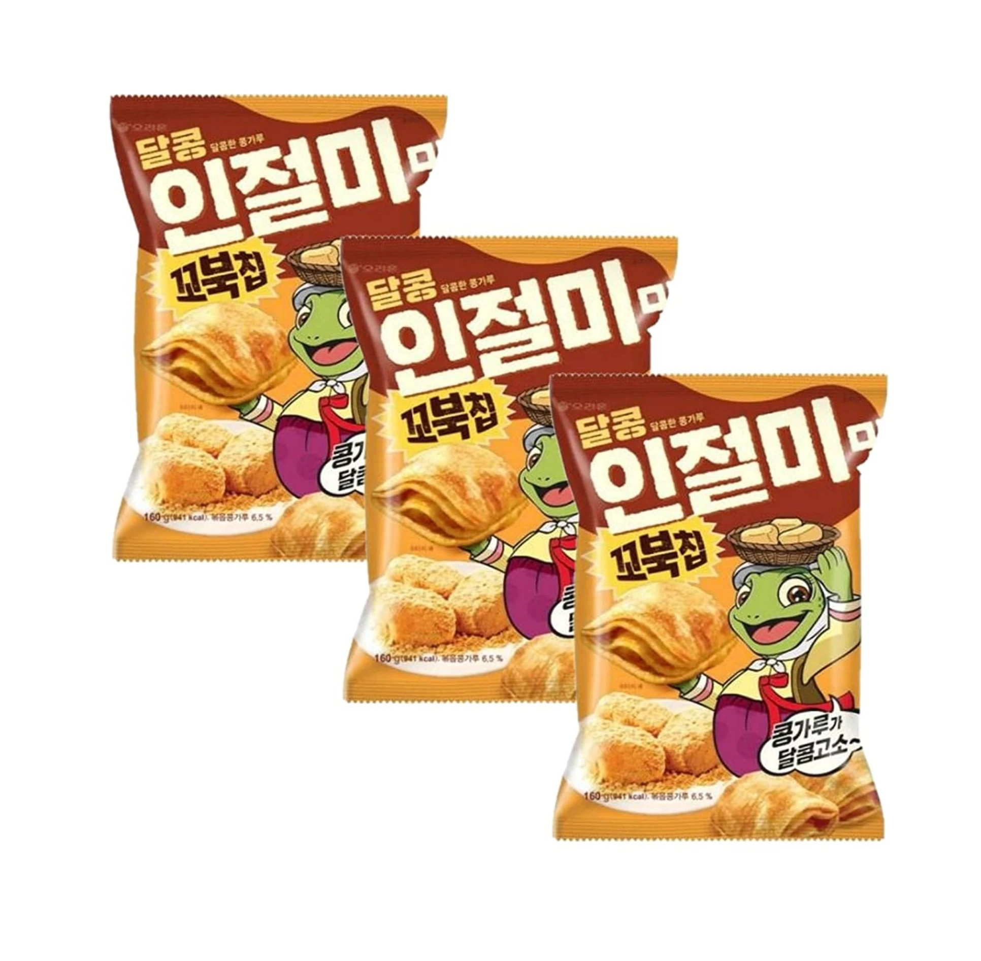 K-Munchies Orion чипсы черепахи 5.64O.z вкус орехов Injeolmi корейские Хрустящие кукурузные снэки 4-слойные уникальные