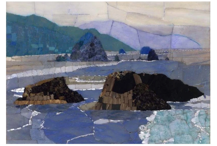 Diy Mica Stained Glass Large  colored Mosaic Painting Church Creative Handmade Wholesale Materials